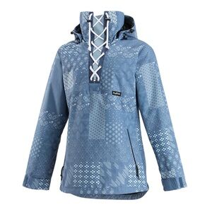 Airblaster Papoose Pullover Blue Snowboarding Jacket XS Snow Ski